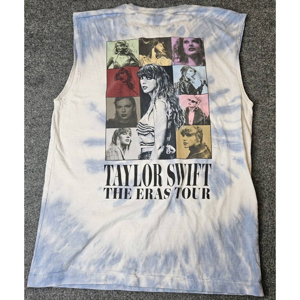 Taylor Swift Eras Tour Sleeveless Tshirt Tie Dye Size Small Unisex‎ Adult